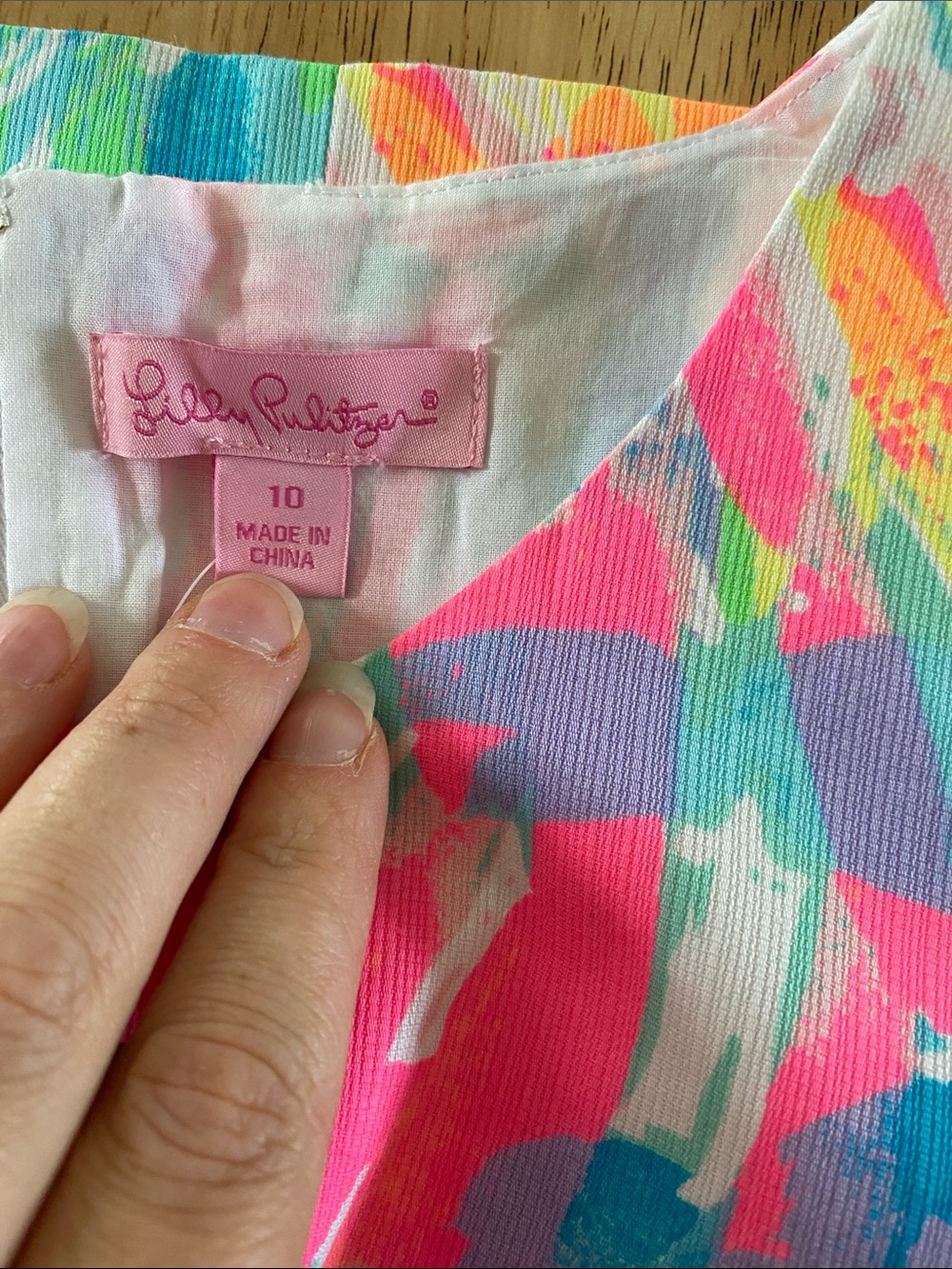 Lilly Pulitzer Mila Shift in Sparkling Sands - Picture 3 of 3